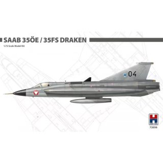 1/72 Saab 35ÖE/35FS Draken (HASEGAWA + CARTOGRAF + MASK