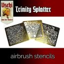 Trinity Splatter 1 Airbrush Stencils