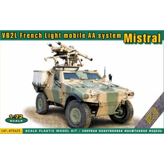 1/72 Mistral VB2L French light mobile AA system (long chassie)