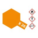 X-26 Klar-Orange glänzend 10m