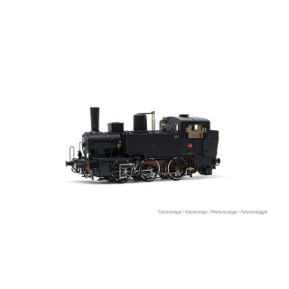 FS, Dampflokomotive Gr. 835, mit elektrischen Lampen und weißen Felgen, Ep. III-IV