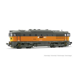 AWT, Diesellokomotive Rh. D.753.7 in orange/grauer Lackierung, Ep. V-VI