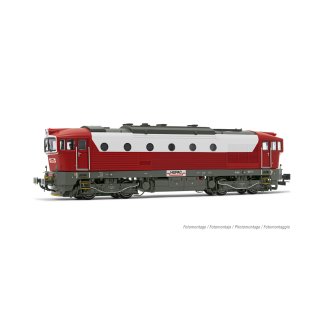 HUPAC, Diesellokomotive Rh. D.753.7 in rot/hellgrauer Lackierung, Ep. V-VI, mit DCC-Sounddecoder