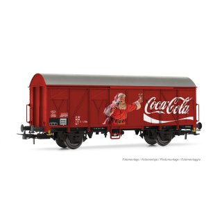 "DB, 2-achs. gedeckter Güterwagen Gs mit Plattenwänden, „Coca-Cola"", Ep. IV"
