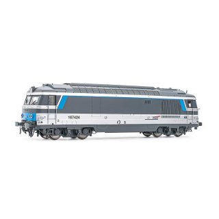 "SNCF, Diesellokomotive BB 167424 mit Plattenwänden in „Multiservice""-Lackierung, Ep. VI"