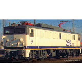 "RENFE, Elektrolokomotive Reihe 269.400 in „Talgo 200""-Lackierung mit gelbem Streifen, Ep. V, mit DCC-Sounddecoder"