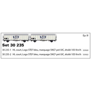 2er Set Kühlwagen Ibes SNCF/STEF, Ep.III