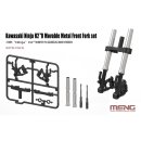1:9 Kawasaki Ninja H2(TM)R Movable Metal Front Fork Set