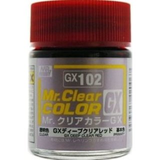 GX102 Mr. Clear Color GX Deep Clear Red