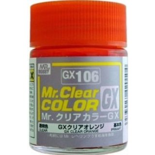 GX106 Mr. Clear Color GX Clear Orange
