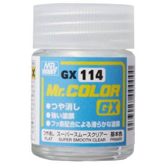 GX114 Mr. Color GX Super Smooth Clear Flat (18ml)