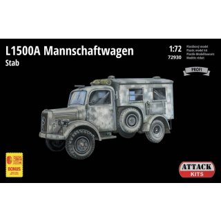 1/72 M.B. L1500A Mannschaftwagen - Stab incl. p/e exterior parts
