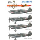 1/72 Curtiss P-40s of the A.V.G. 3rd Pursuit Squadron