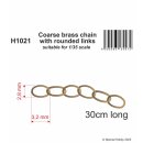 1/35 Coarse brass chain with rounded links - suitable for...