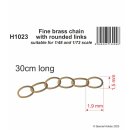 1/48 Fine brass chain with rounded links - suitable for...