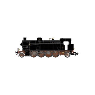 FS, vierachsige Tenderlokomotive der Reihe 940, mit elektrischen Lampen, Ep. III-IV