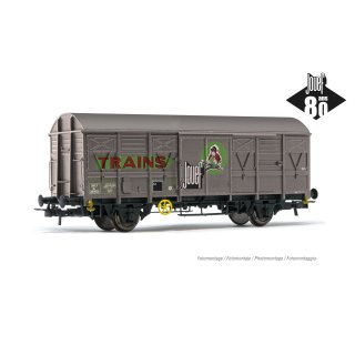 SNCF, zweiachsiger gedeckter Güterwagen, Jubiläumswagen „80 Jahre JOUEF“