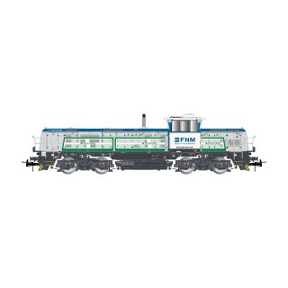 FNM/Trenord, Diesellokomotive EffiShunter 1000, in grau/blau/grüner Farbgebung, Ep. VI, mit DCC-Sounddecoder