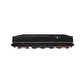DB, Stromliniendampflokomotive 61 001 in schwarzer Farbgebung mit Zierstreifen, Ep. III, mit DCC-Sounddecoder