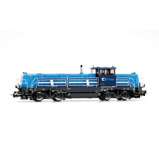 ?D Cargo, Diesellokomotive des Typs Effishunter 1000, blaue Farbgebung mit neuer Betriebsnummer, Epoche VI, mit DCC-Sounddecoder