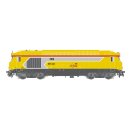 SNCF Infra, Diesellokomotive BB 667548, gelbe Farbgebung,...