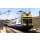 RENFE, elektrischer Triebzug der Reihe 444, Triebzug 444-011 in blau-weißer Farbgebung, Epoche V