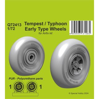 1:72 Tempest/Typhoon Early type Wheels 1/72