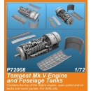 1:72 Tempest Mk.V Engine and Fuselage Tanks 1/72 for...