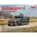 1:35 Beobachtungspanzerwagen Sd.Kfz.251/18 Ausf.A, WWII German Observation Vehicle with crew