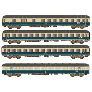 4er Set Personenwagen, DB, Ep.IVa, D 351, Set A, AC