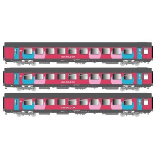 3er Set Personenwagen VTU B10tu+B11tu SNCF/OUIGO, Ep.VI, IB