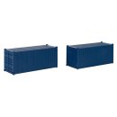 20 Container, blau, 2er-Set