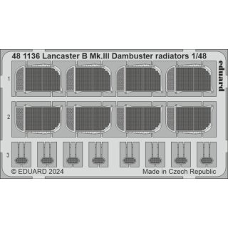1:48 Lancaster B Mk.III Dambuster radiators 1/48 HKM