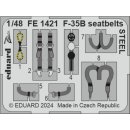 1:48 F-35B seatbelts STEEL 1/48 TAMIYA
