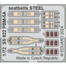 1:72 PBM-5A seatbelts STEEL 1/72 ACADEMY