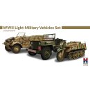 1:72 WWII Light Military Vehicles Set