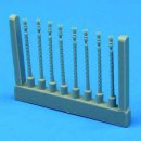 1:72 Lancaster gun barrels round perforated Für...