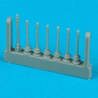 1:72 He 111H-6 gun barrels late version Für Hasegawa Bausatz.