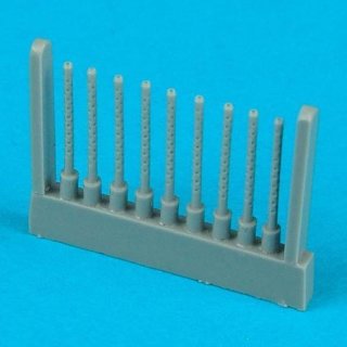 1:72 B-26C Marauder gun barrels für Airfix Bausatz