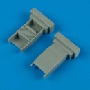 1:72 Spitfire Mk.XIV wing radiators für Fujimi Bausatz