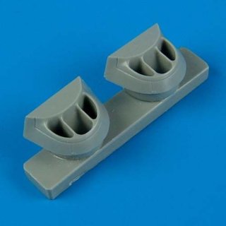 1:72 P-38J Lightning correct air intakes für Academy Bausatz