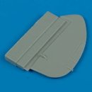 1:72 Spitfire Mk.IX broad chord rudder