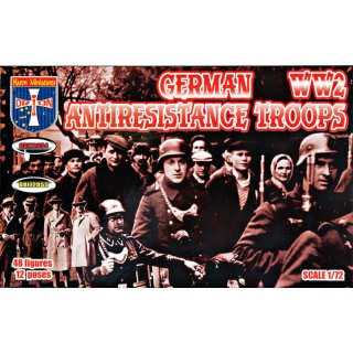 1:72 German antiresistance troops. WW2