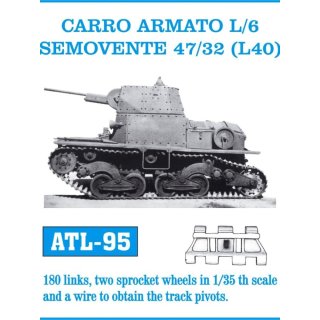 1:35 CARRO ARMATO L/6 SEMOVENTE 47/32 L40