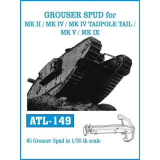 1:35 GROUSER SPUD for MK II/MK IV /MKIV TADPOLE TAIL/MK V/MK IX