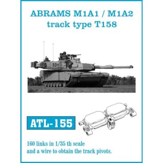 1:35 ABRAMS M1A1 / M1A2 track type T158