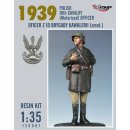 1:35 Polish Officer 1939 Motorised Artillery White Metal