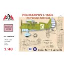 1:48 Polikarpov I-15bis (in Foreign service)