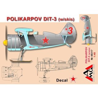 1:48 Polikarpov DIT-3 (w/skis)