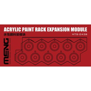 Acrylic Paint Rack Expansion Module